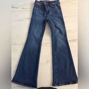 American Eagle Outfitters Dark Blue Flare Jeans